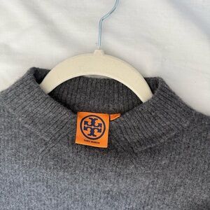 Tory Burch Charcoal Knit Top